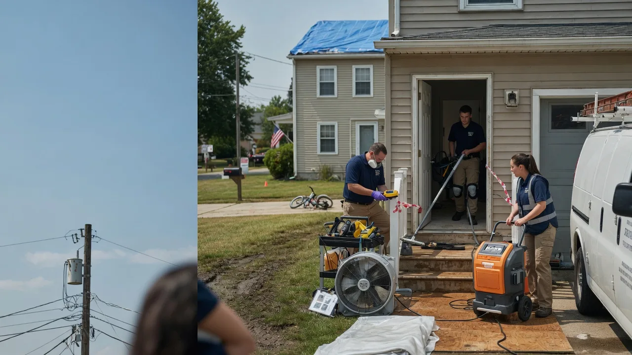 Water Damage Repair in Hop Bottom, PA near me